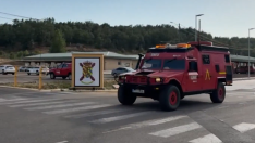 Asciende a nivel 1 un incendio en Orallo y la UME se suma a las labores de extinción