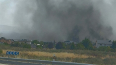 Incendio en Villaverde de los Cestos. cedidas a Infobierzo