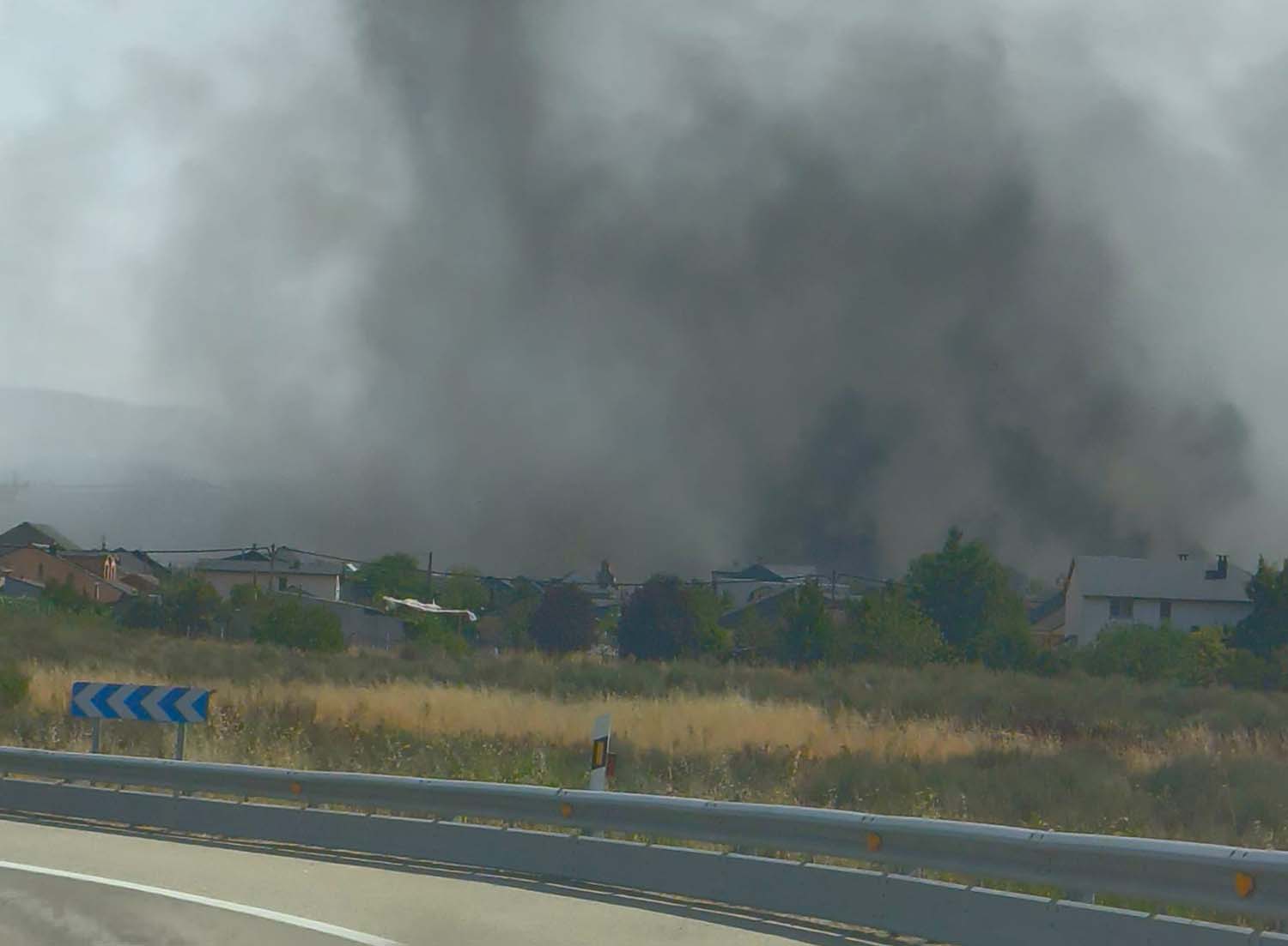 Incendio en San Miguel de las Dueñas