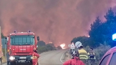 Desalojo de Médulas y Orellán por el incendio de Yeres (8)