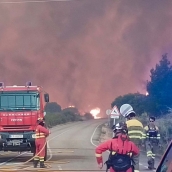 Desalojo de Médulas y Orellán por el incendio de Yeres (8)