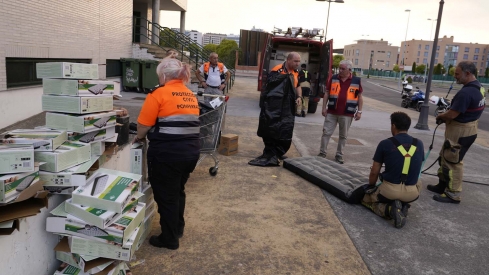 Preparativos en el pabellón Lydia Valentín de Ponferrada  (3) César Hornija / ICAL.