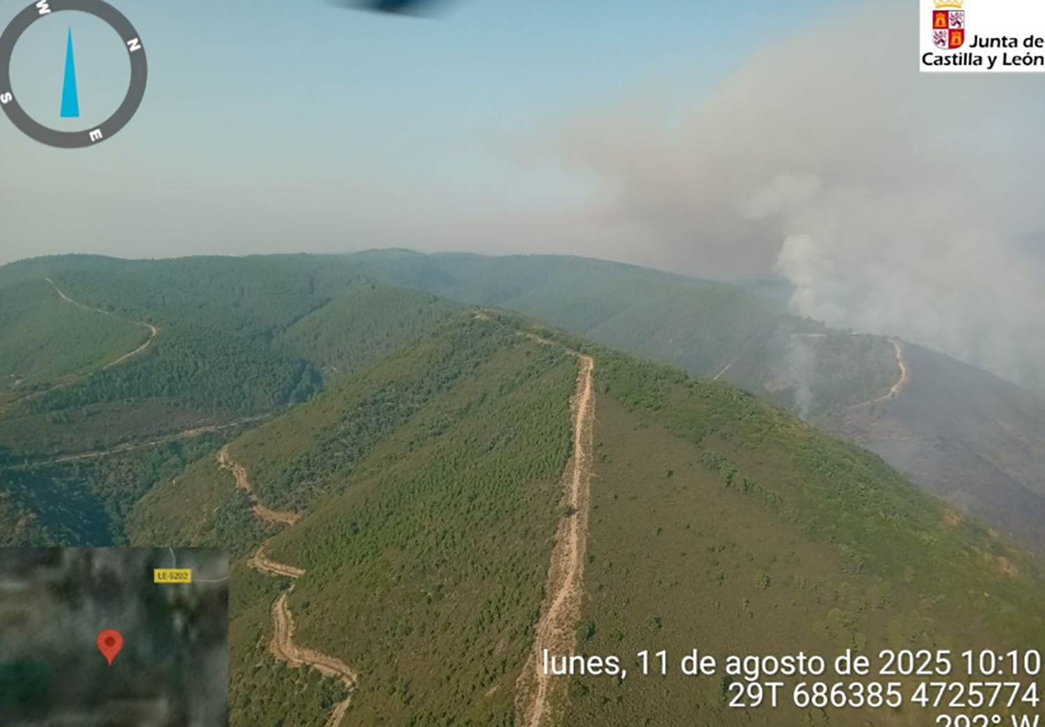 Incendio en Paradiña | Declarado de nivel 1 de alerta el incendio de Paradiña (Villafranca del Bierzo) Incendio en Paradiña | Declarado de nivel 1 de alerta el incendio de Paradiña (Villafranca del Bierzo)