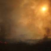 Incendio de Paradiña | César Hornija / ICAL | Los incendios del Bierzo desploman la calidad del aire en la Comarca: Recomendaciones y evitar actividades en la calle