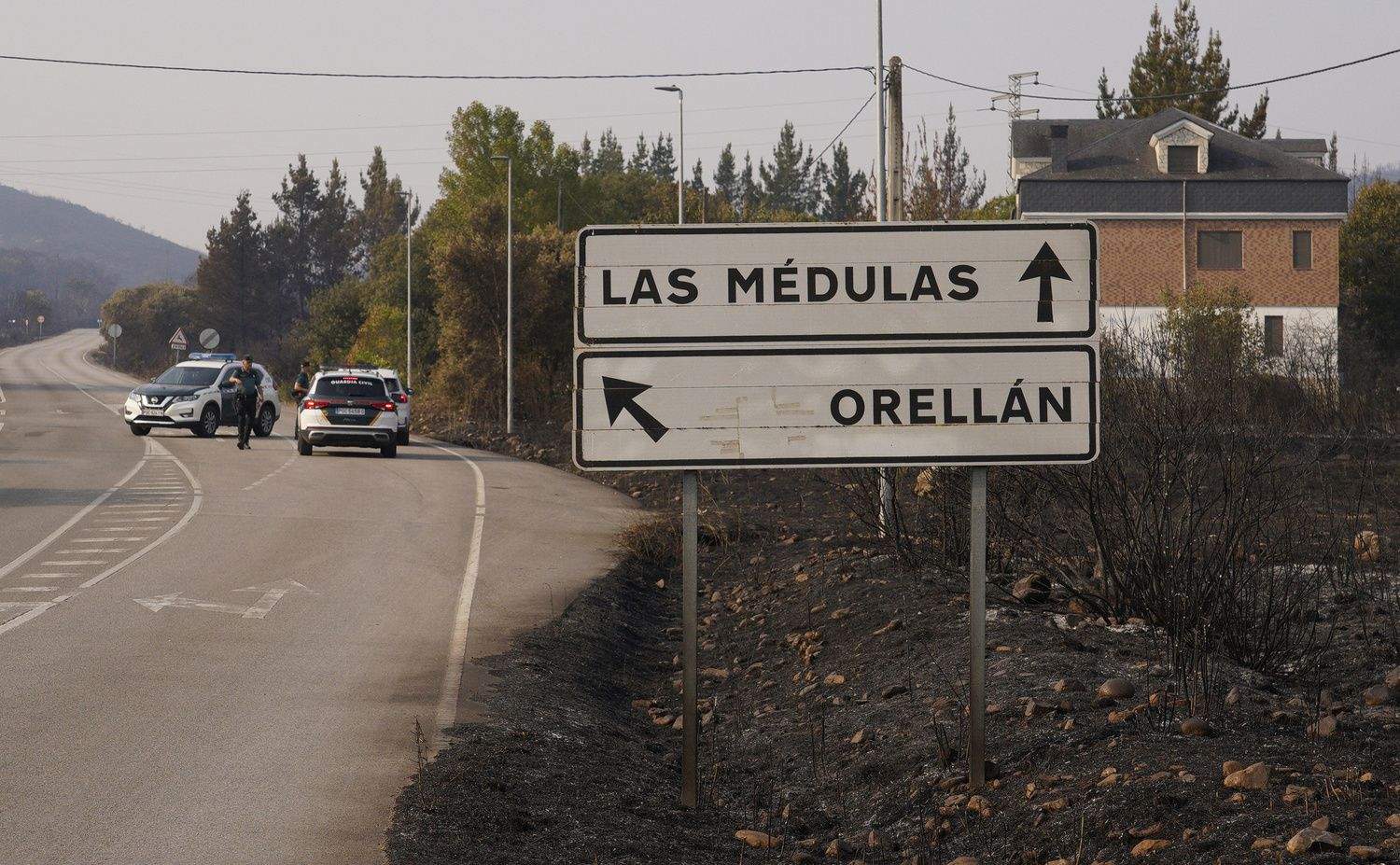 Incendio en Las Médulas | César Hornija / ICAL Incendio en Las Médulas | César Hornija / ICAL