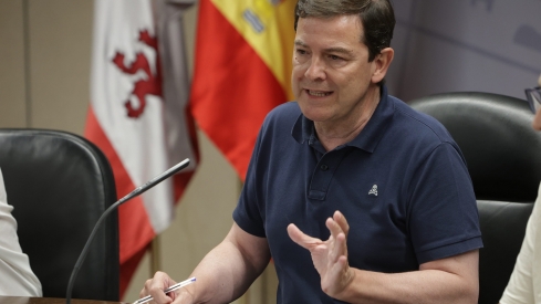 J.L Leal / ICAL. El presidente de la Junta, Alfonso Fernández Mañueco