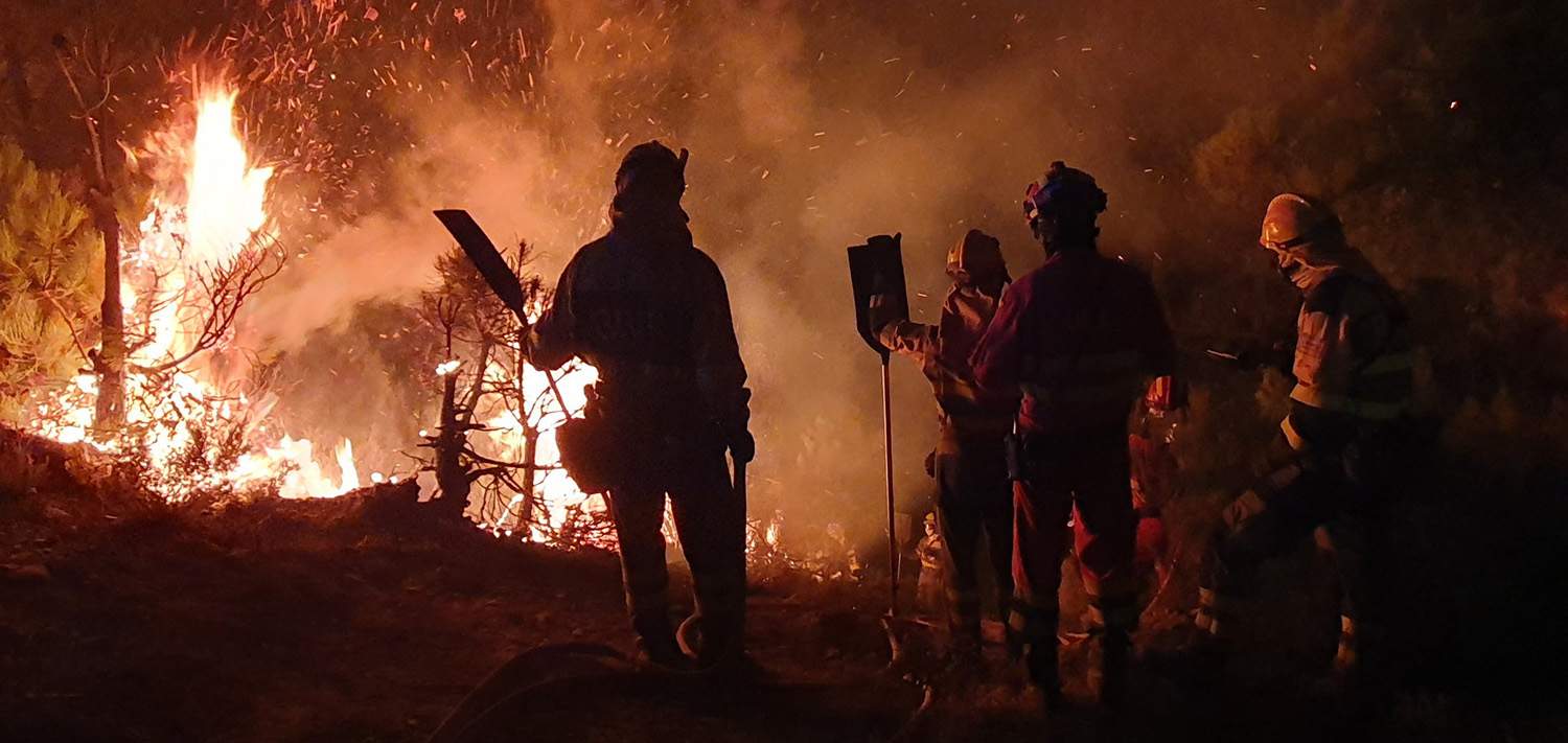 Incendio en Paradiña