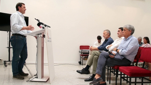 Peio García / ICAL . Rueda de prensa del presidente Alfonso Fernández Mañueco tras la reunión del CECOPI en León 