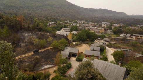 César Hornija ICAL. Efectos del incendio en Las Médulas (4) César Hornija ICAL. Efectos del incendio en Las Médulas (4)