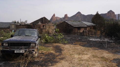 César Hornija ICAL. Efectos del incendio en Las Médulas (9) César Hornija ICAL. Efectos del incendio en Las Médulas (9)