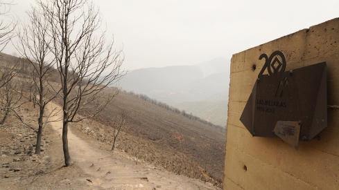 César Hornija  ICAL. Efectos del incendio en Las Médulas | Ampliada la alerta de riesgo de incendios forestales en Castilla y León