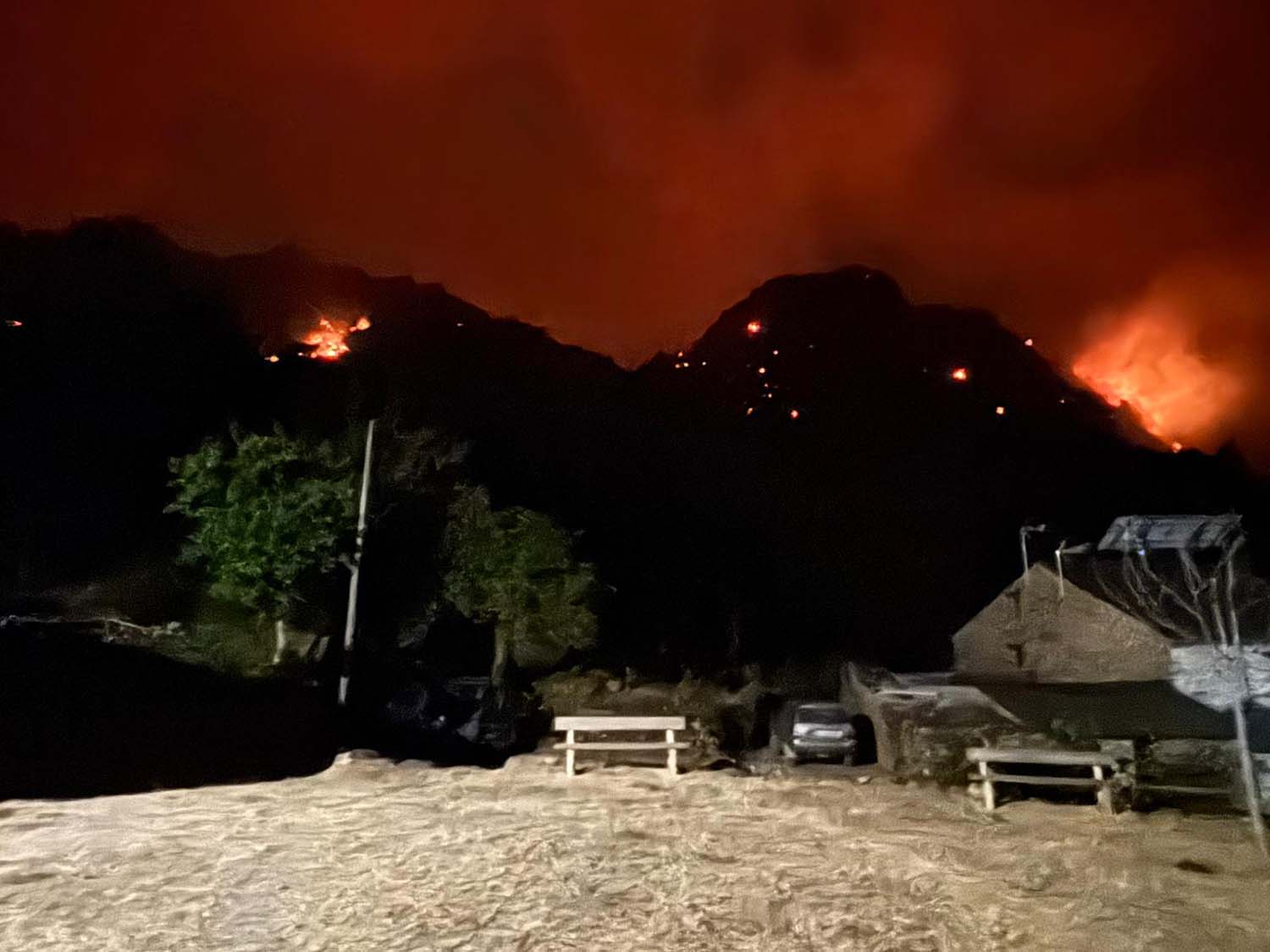 Fuego en Priaranza del Bierzo. Jose Reguera, alcalde de Priaranza del Bierzo 