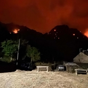 Fuego en Priaranza del Bierzo. Jose Reguera, alcalde de Priaranza del Bierzo 