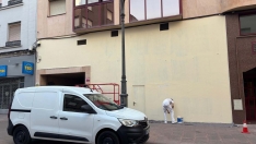 Borran el mural de Nevenka del centro de Ponferrada. Iris López