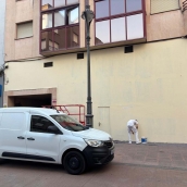 Borran el mural de Nevenka del centro de Ponferrada. Iris López