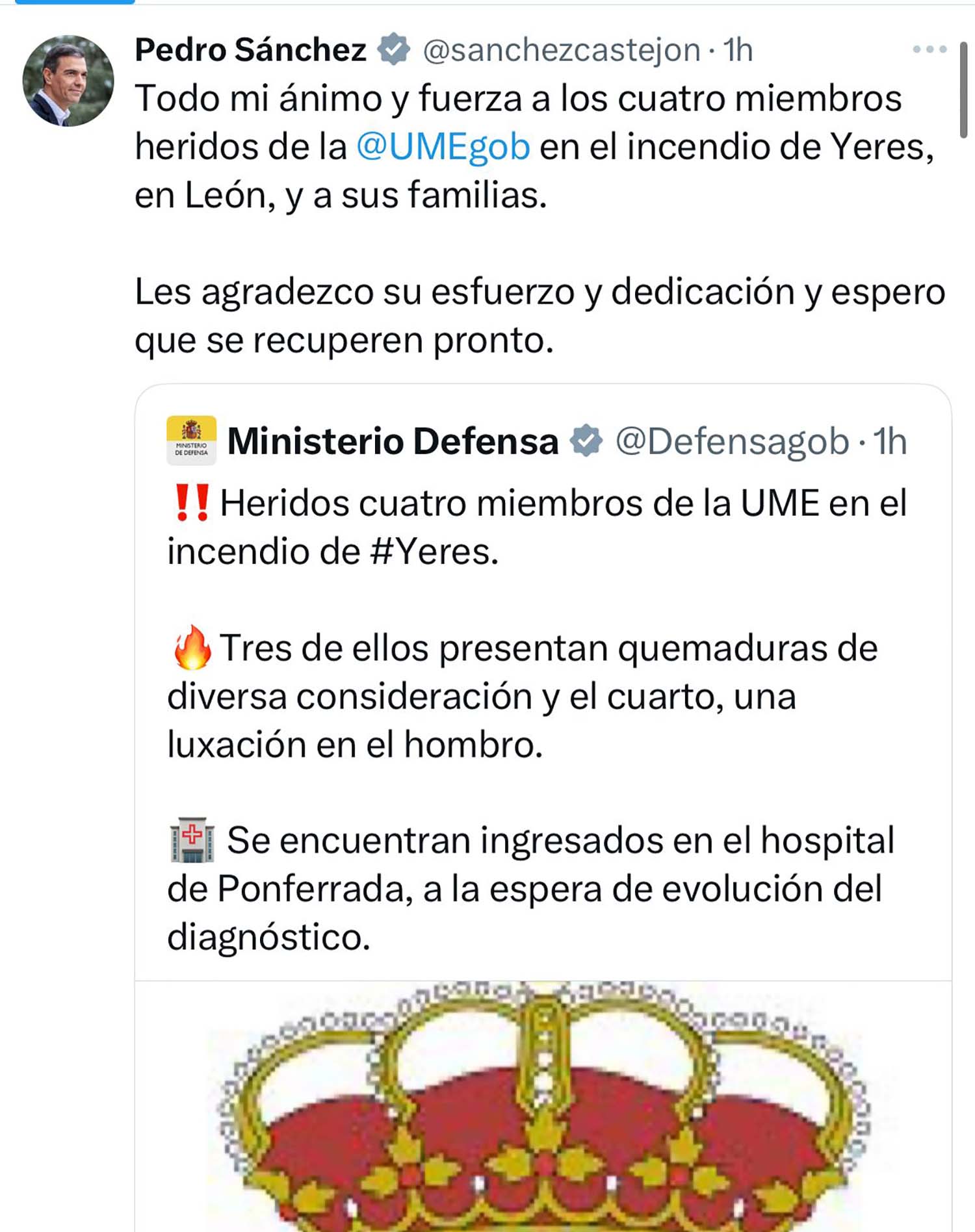 Tweet Pedro Sáncehz