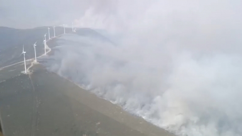 Incendio de Llamas de Cabrera de este sábado
