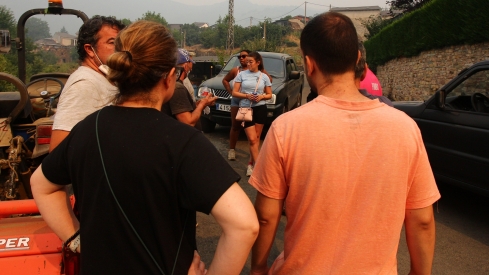 Los vecinos de Oencia se preparan contra el fuego (15)