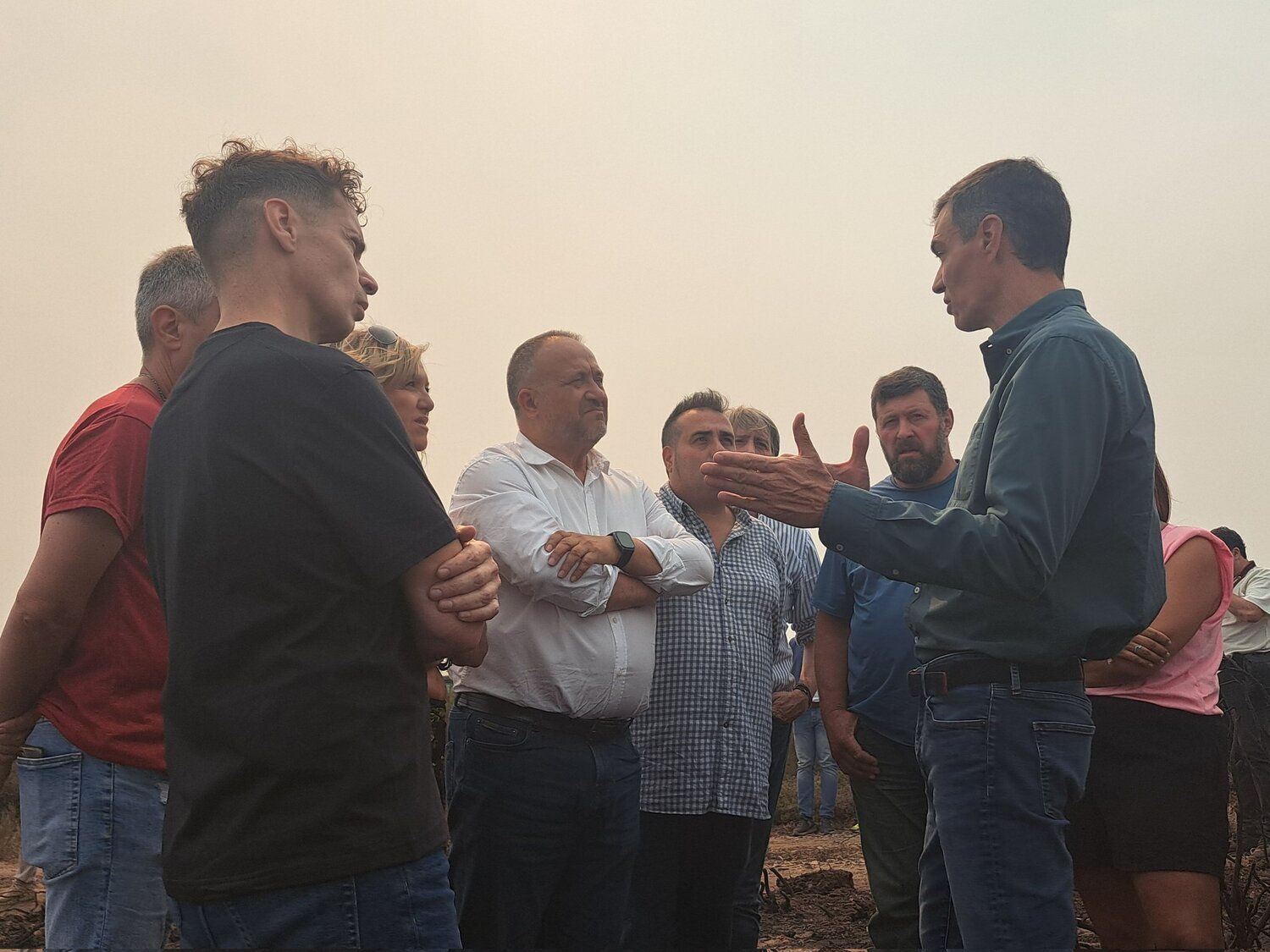Visita de Pedro Sánchez a la zona afectada por el incendio de Orallo, en Villablino | Diputación de León Visita de Pedro Sánchez a la zona afectada por el incendio de Orallo, en Villablino | Diputación de León