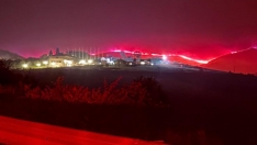 Incendio visto desde El Acebo  