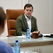 El presidente de la Junta de Castilla y León, Alfonso Fernández Mañueco