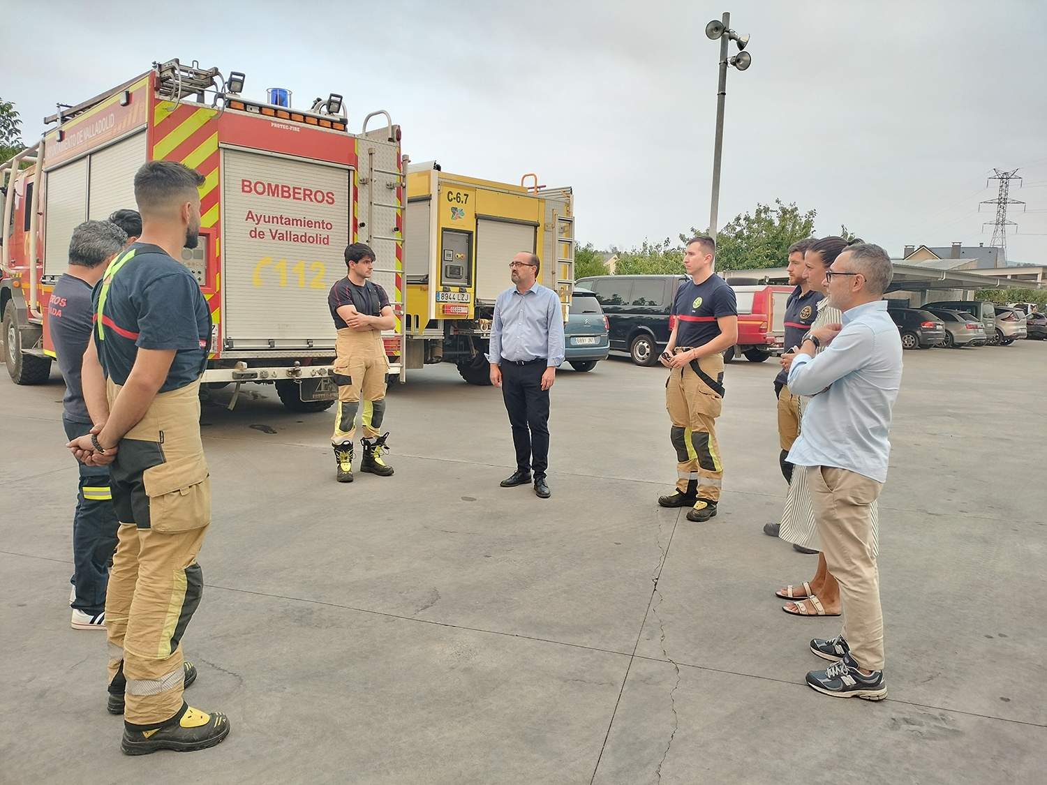Llegada de los Bomberos de Valladolid 2