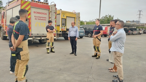Llegada de los Bomberos de Valladolid 2