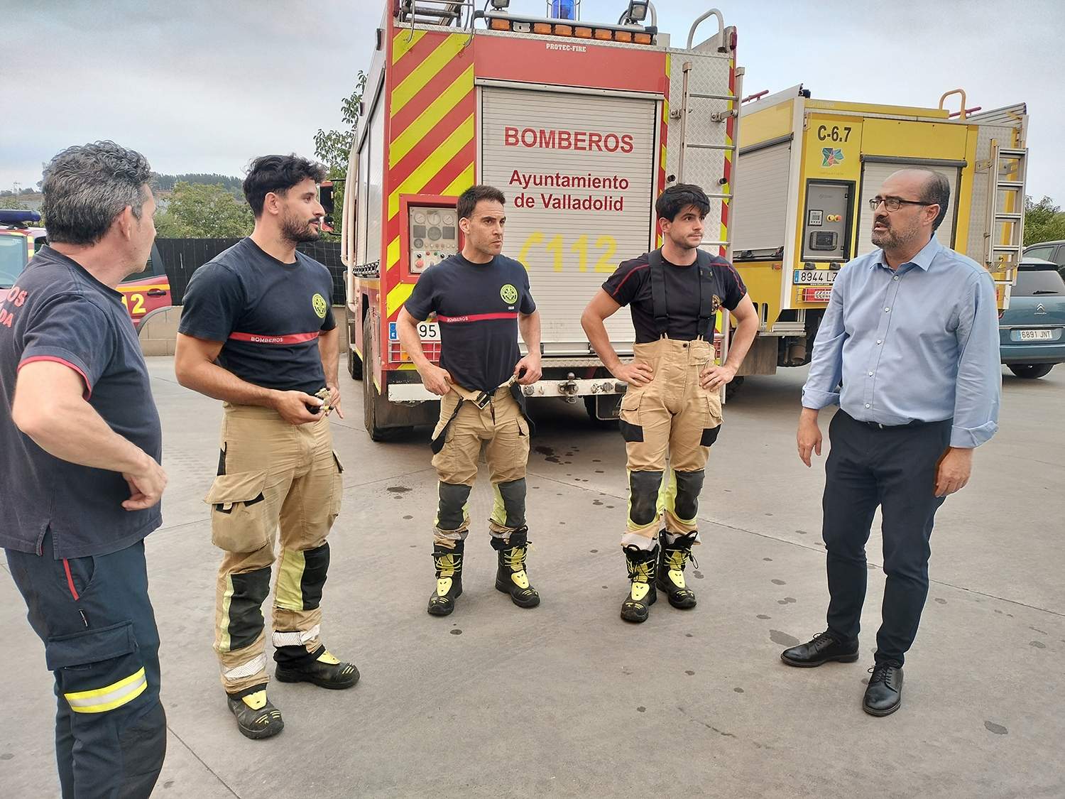 Llegada de los Bomberos de Valladolid 3