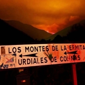 Incendio en Colinas del Campo