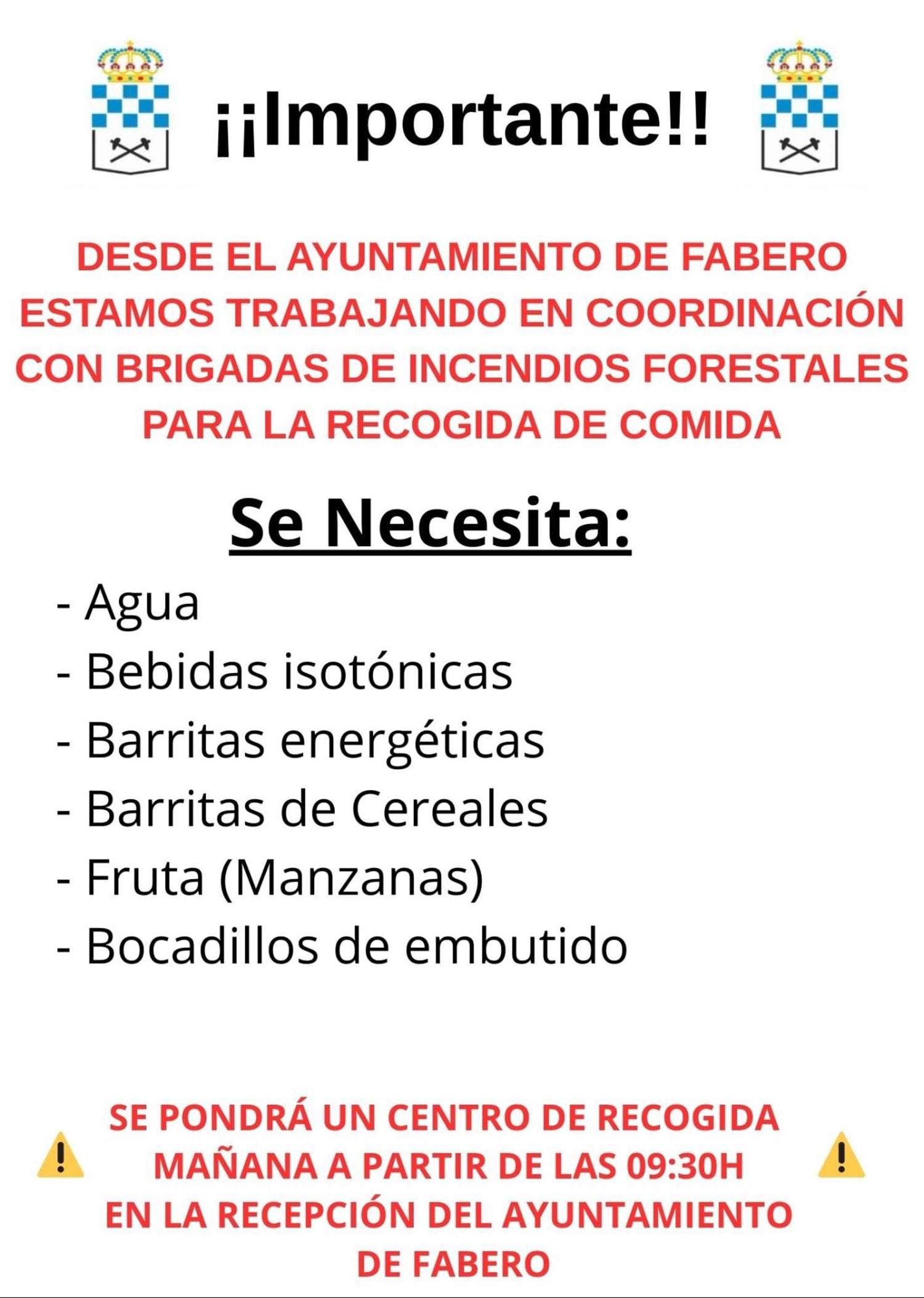 Recogida de enseres en Fabero