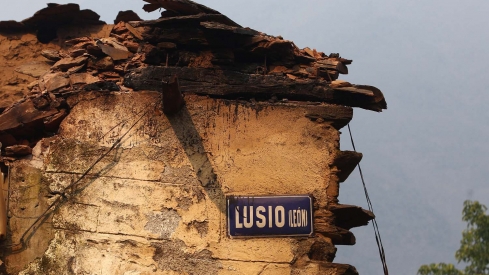 César Hornija ICAL. El pueblo de Lusio (Oencia), arrasado por el fuego 