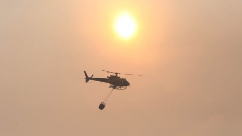 Declarado un incendio en Joarilla de las Matas (León)