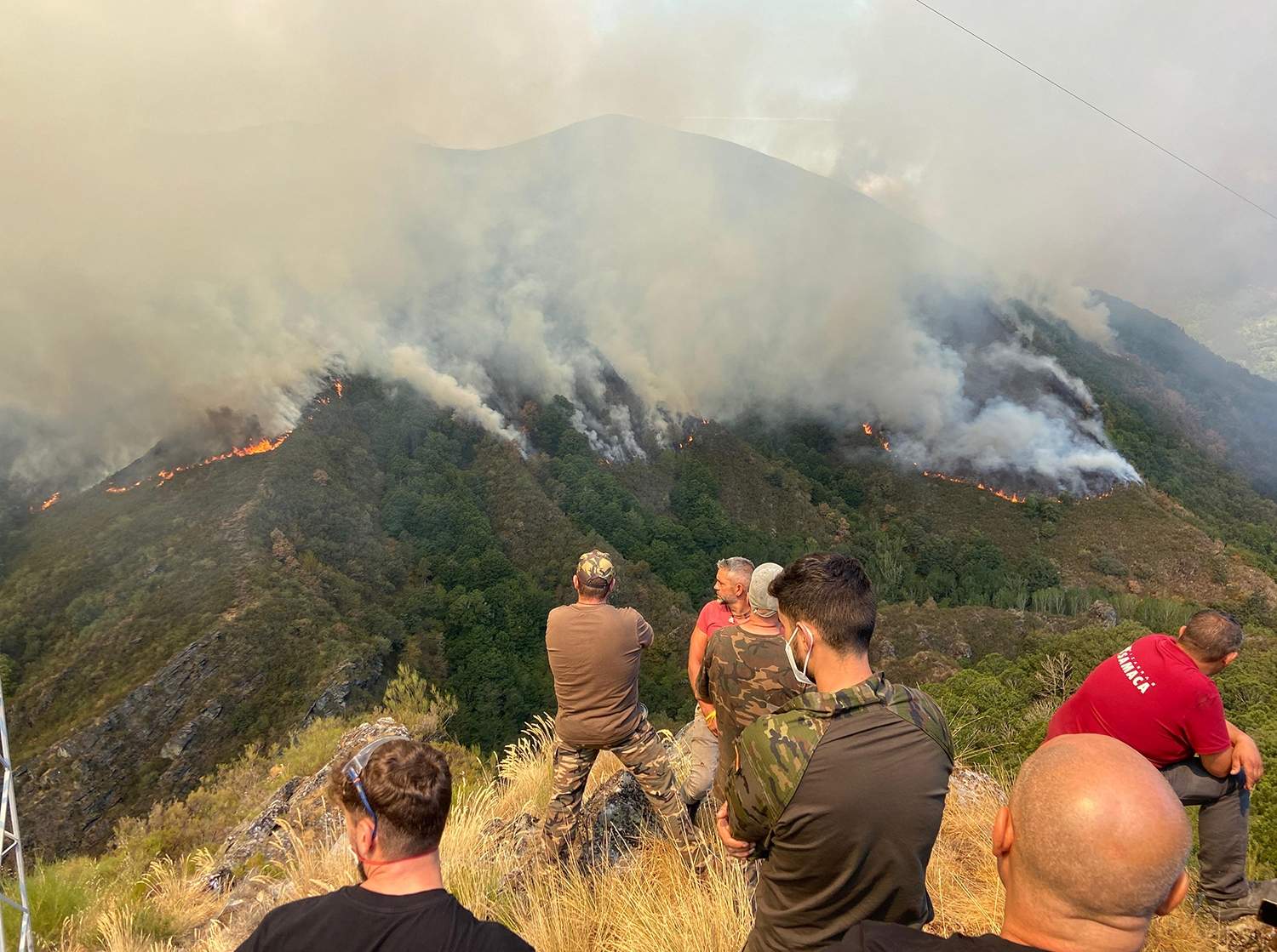Incendio de Gestoso en Oencia Incendio de Gestoso en Oencia