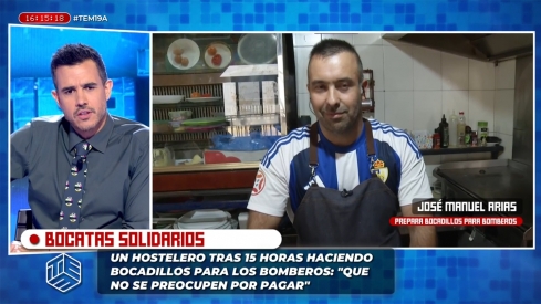 Más de 1.100 bocadillos en 12 días: Así alimenta este bar de Villablino a los brigadistas en los incendios forestales