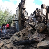 Efectos del incendio de Gestoso en Oencia Efectos del incendio de Gestoso en Oencia