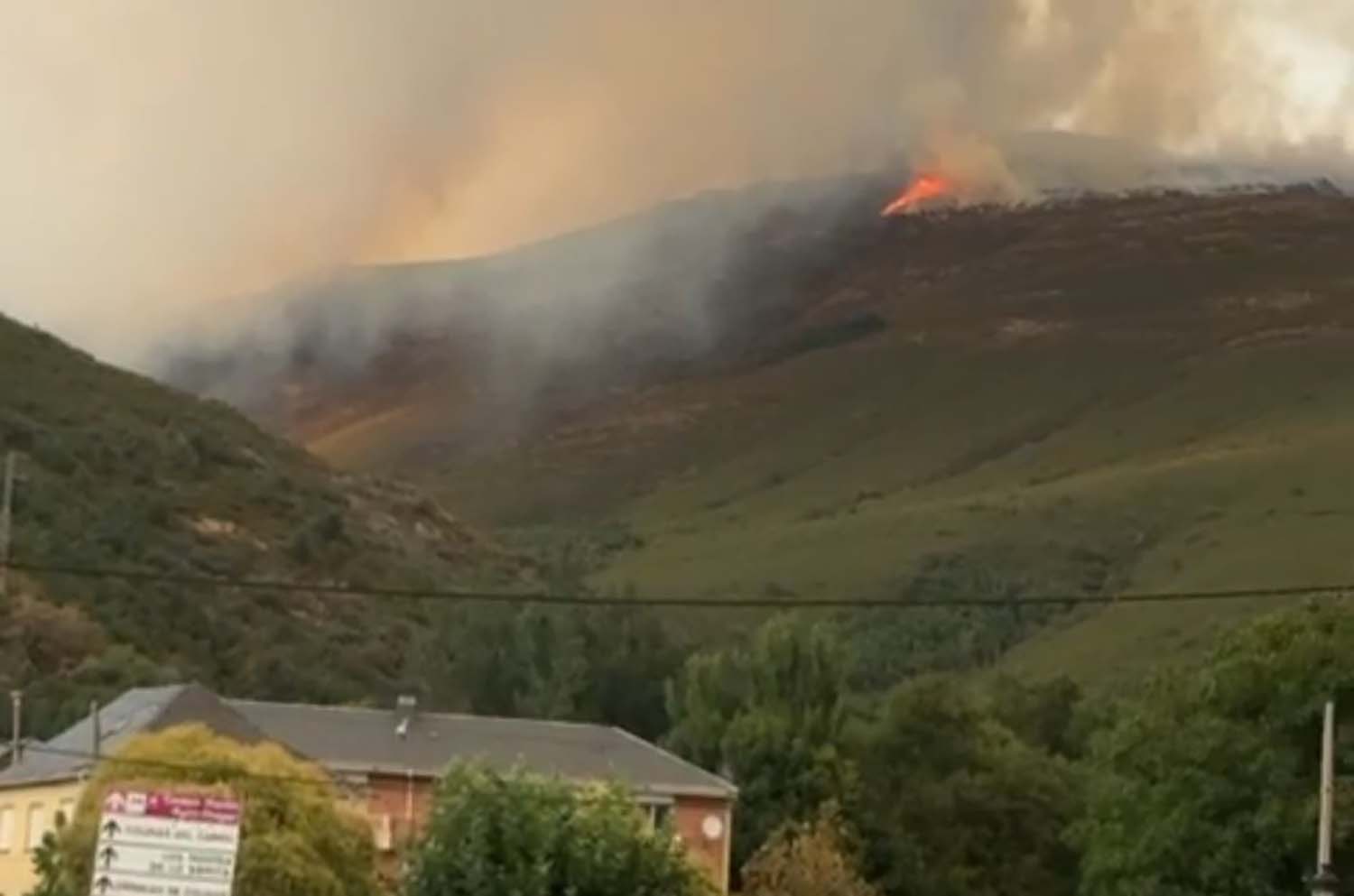 Nuevo foco en el incendio de Fasgar