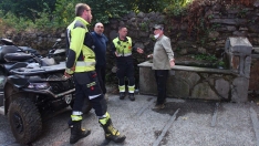 Incendio en Colinas del Campo perteneciente al municipio de Igüeña 