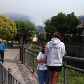 Incendio en Colinas del Campo perteneciente al municipio de Igüeña 