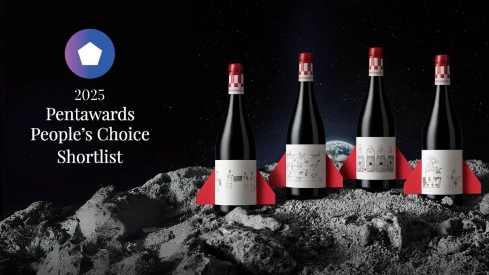 El diseño del vino inclusivo Aspronautas seleccionado como doble finalista en los Pentawards 2025