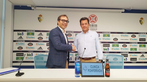 Ponferradina y Clínica Ponferrada renuevan su acuerdo de colaboración
