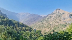 Peñalba de Santiago pasa del desalojo al confinamiento urbano ante la evolución del incendio Yeres-Llamas de Cabrera. Cantina de Peñalba