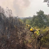 El CECOPI espera atajar el incendio de Fasgar en una cantera del Valle de Tremor y consolidar el descenso a nivel 1 del de Gestoso