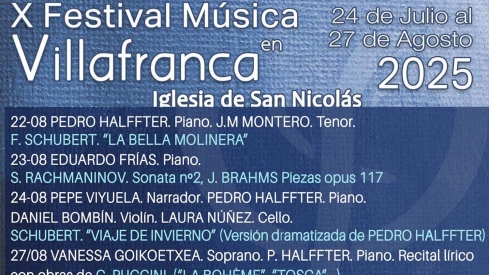 Pepe Viyuela se suma este domingo al “Música en Villafranca” en una versión dramatizada del Viaje de Invierno de Schubert