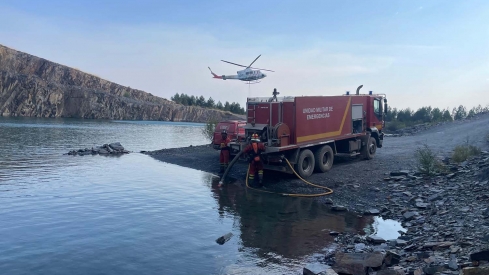 imagen ume incendio Anllares del Sil