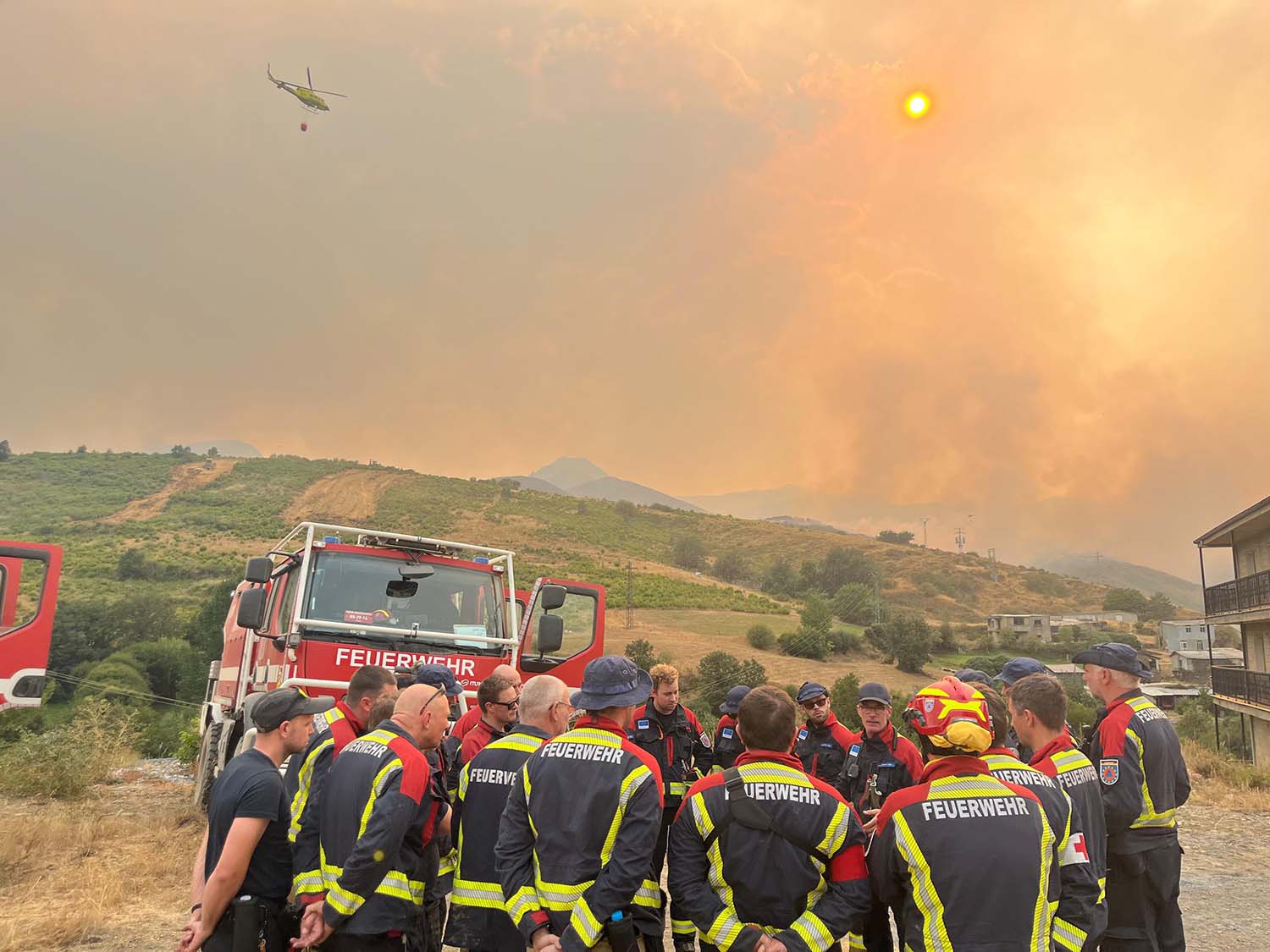 Bomberos alemanes en La Baña 2