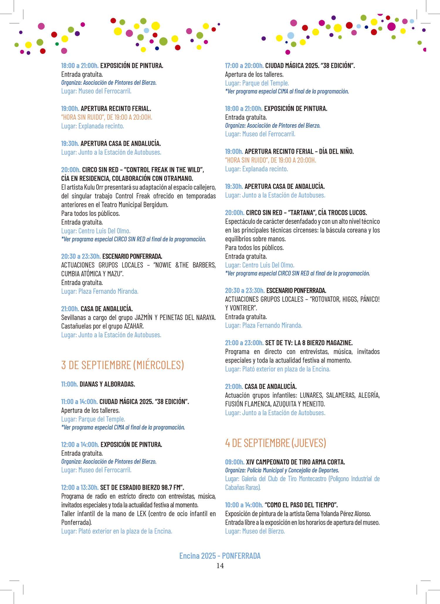 PROGRAMA FIESTAS DE LA ENCINA 2025 10