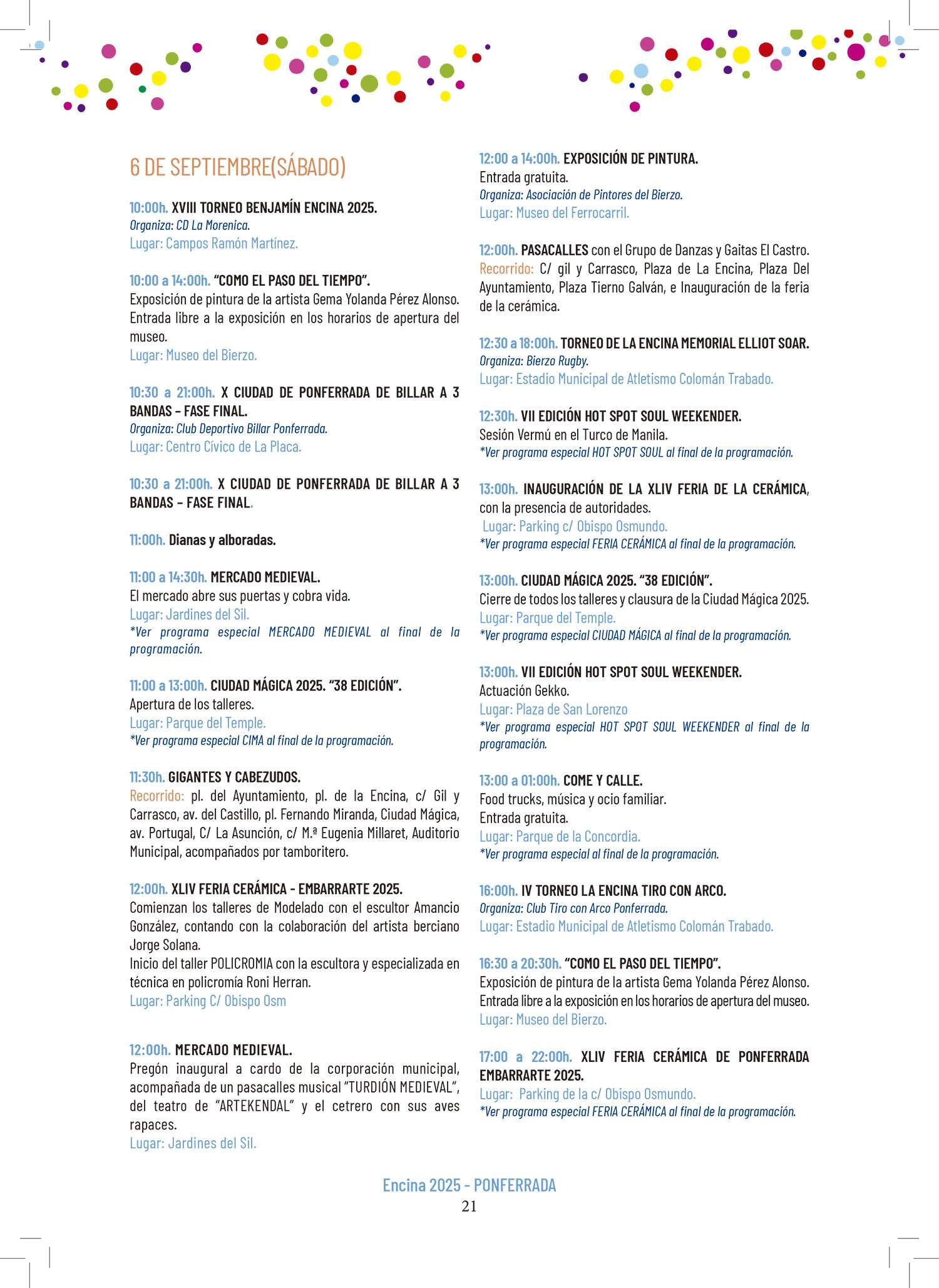 PROGRAMA FIESTAS DE LA ENCINA 2025 14