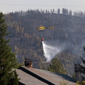 Peio García ICAL . Incendio en Garaño (León)