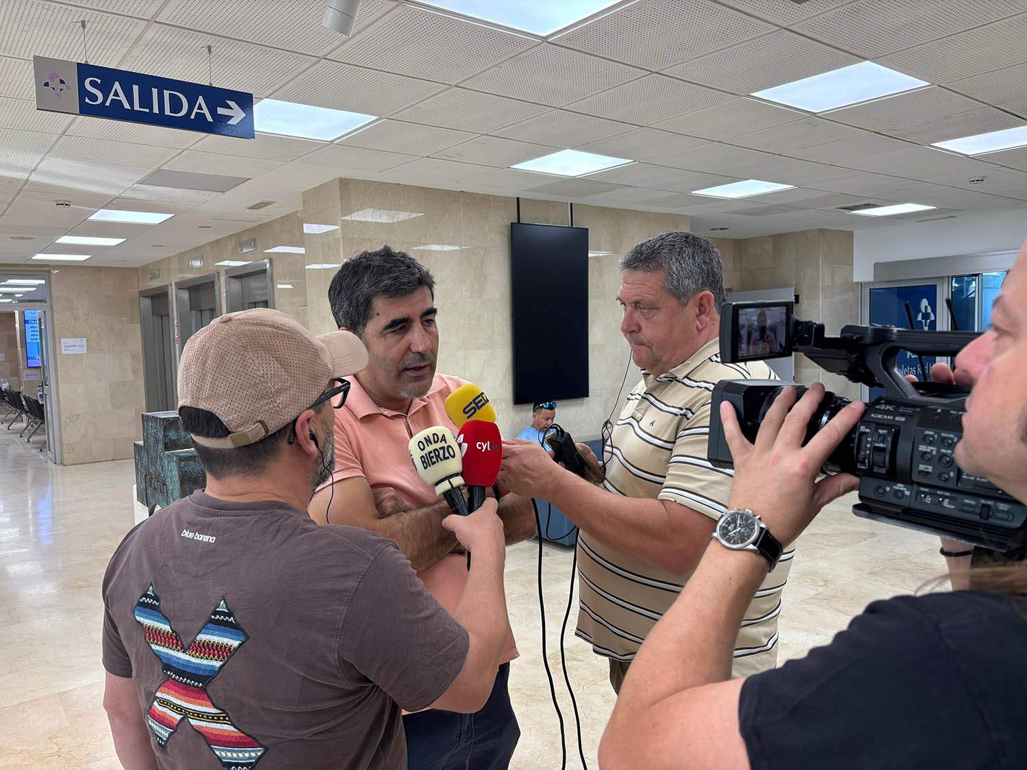 El presidente del Clínica Ponferrada SDP, Óscar García Franco