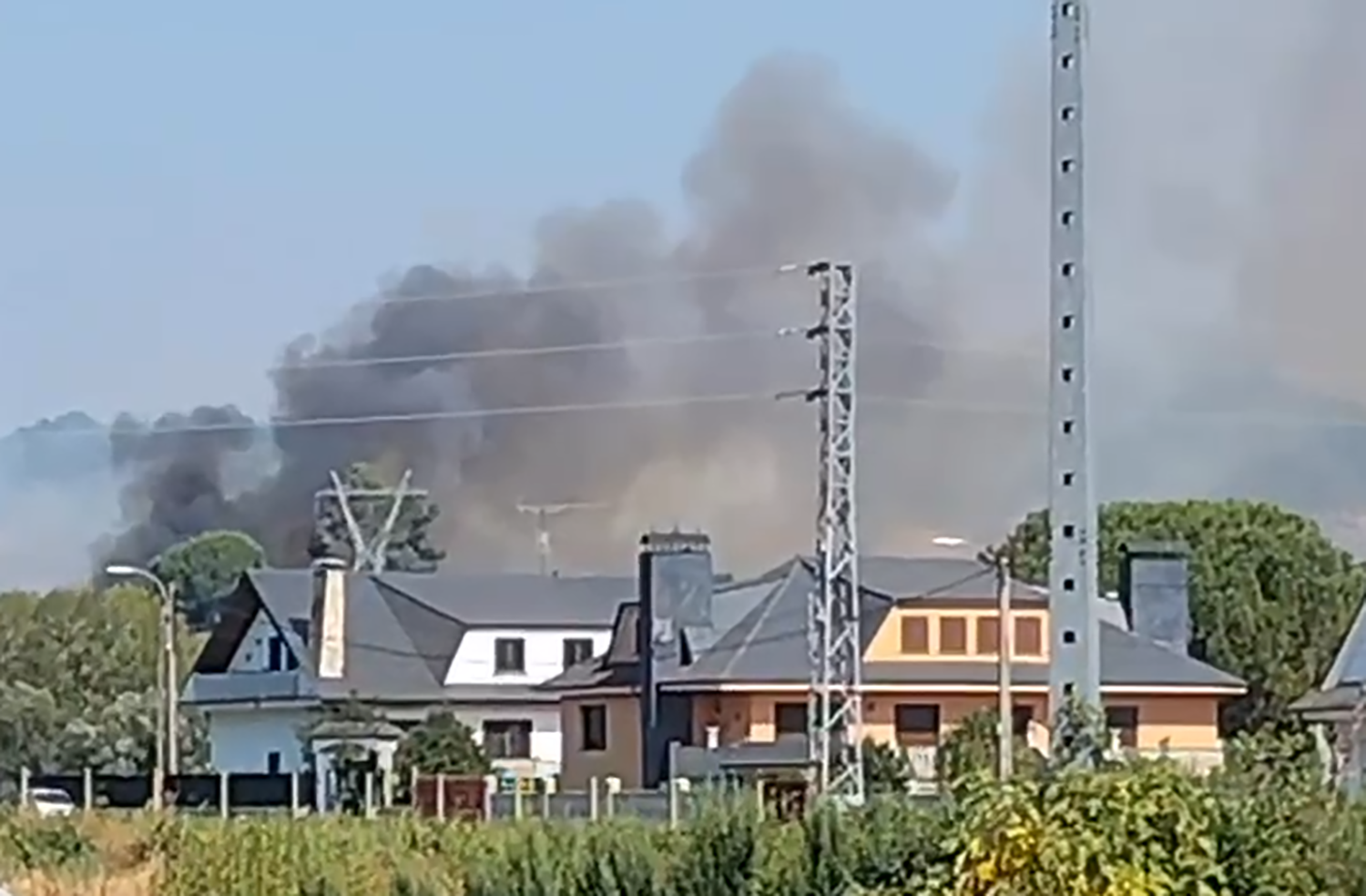 Incendio en Cacabelos